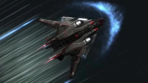Aegis Sabre Quantum Flight Star Citizen HD Live Wallpaper For PC - Free Live Wallpaper