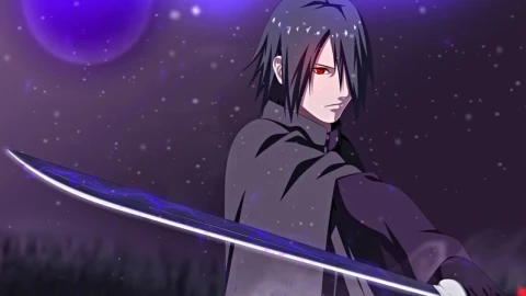 Uchiha Sasuke Lightning Blade Naruto Shippuden HD Live Wallpaper For PC - Free Live Wallpaper