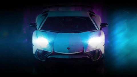 Lamborghini Aventador Neon HD Live Wallpaper For PC - Free Live Wallpaper