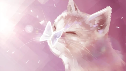 Cat And Butterfly HD Live Wallpaper For PC - Free Live Wallpaper