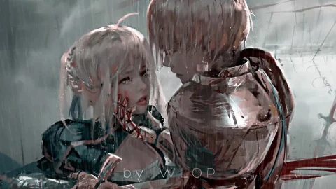 Saber Stabs Gilgamesh Fate Stay Night HD Live Wallpaper For PC - Free Live Wallpaper