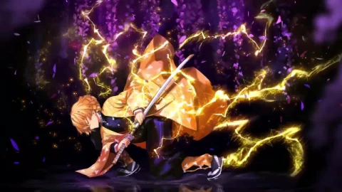 Zenitsu Agatsuma Kimetsu No Yaiba HD Live Wallpaper For PC - Free Live Wallpaper