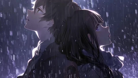 Chitanda And Oreki In The Rain Hyouka HD Live Wallpaper For PC - Free Live Wallpaper