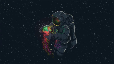 Astronaut In Space 1 HD Live Wallpaper For PC - Free Live Wallpaper
