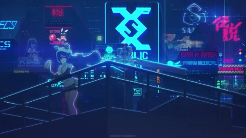 Yumi Last Origin Cyberpunk Pixel HD Live Wallpaper For PC - Free Live Wallpaper