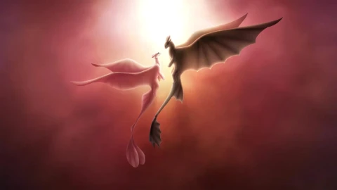 Toothless And Light Fury How To Train Your Dragon The Hidden World HD Live Wallpaper For PC - Free Live Wallpaper