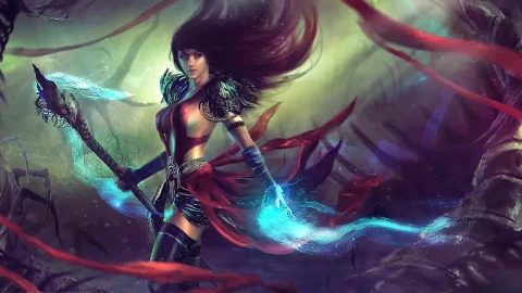 Female Necromancer Guild Wars 2 HD Live Wallpaper For PC - Free Live Wallpaper