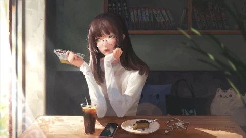 Anime Girl Chilling HD Live Wallpaper For PC - Free Live Wallpaper