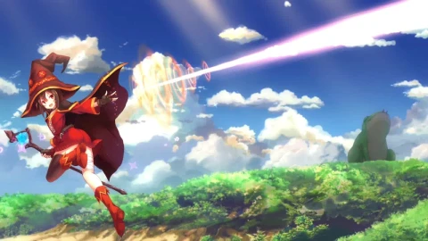 Megumin Explosion Konosuba Gods Blessing On This Wonderful World HD Live Wallpaper For PC - Free Live Wallpaper