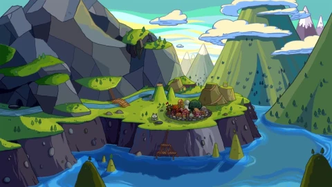 Marauder Village Adventure Time HD Live Wallpaper For PC - Free Live Wallpaper