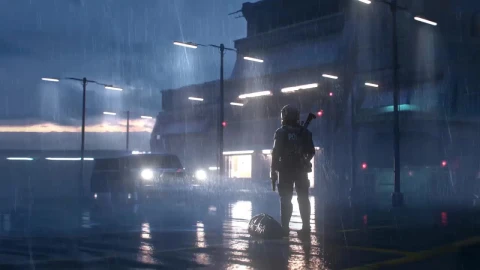 Police In The Rain HD Live Wallpaper For PC - Free Live Wallpaper