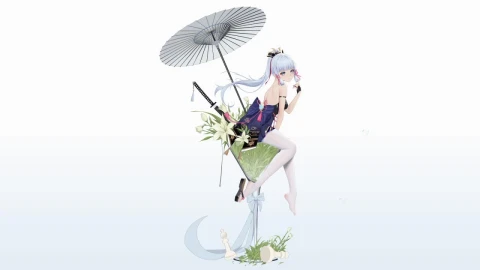 Ayaka Martini Glass Genshin Impact HD Live Wallpaper For PC - Free Live Wallpaper