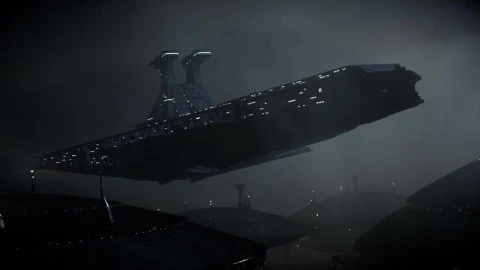Venator Class Star Destroyer In The Rain Star Wars HD Live Wallpaper For PC - Free Live Wallpaper