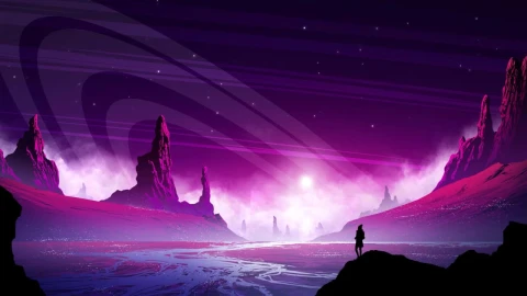 Violet Planet HD Live Wallpaper For PC - Free Live Wallpaper