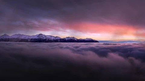 Mountains In The Clouds HD Live Wallpaper For PC - Free Live Wallpaper