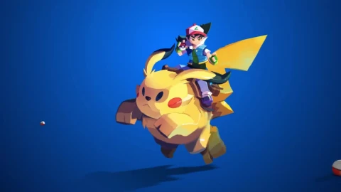 Satoshi Riding Pikachu Pokemon HD Live Wallpaper For PC - Free Live Wallpaper