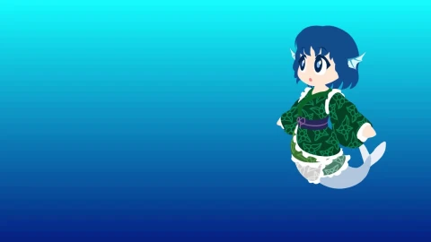 Wakasagihime Mermaid Touhou Project HD Live Wallpaper For PC - Free Live Wallpaper