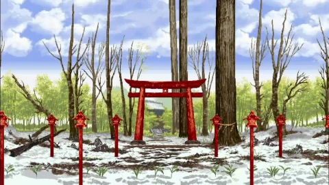 Torii Gate Ninja Masters Pixel HD Live Wallpaper For PC - Free Live Wallpaper