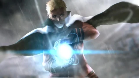 Uzumaki Naruto Using Rasengan In The Rain HD Live Wallpaper For PC - Free Live Wallpaper