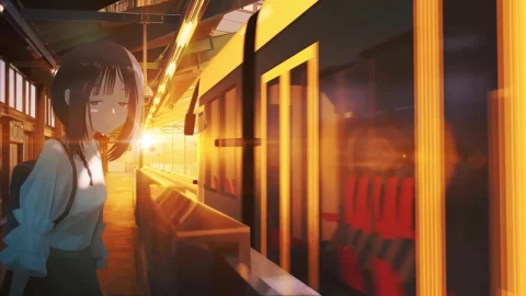 Anime Girl Waiting For Train HD Live Wallpaper For PC - Free Live Wallpaper