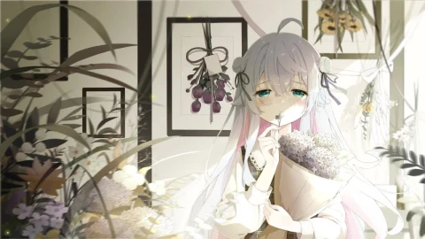 Kagura Nana Crying Virtual Youtuber HD Live Wallpaper For PC - Free Live Wallpaper