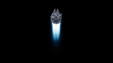 Millennium Falcon Space Star Wars HD Live Wallpaper For PC - Free Live Wallpaper