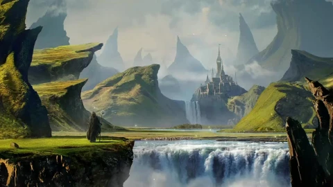 Magic Man And The Mysterious Castle HD Live Wallpaper For PC - Free Live Wallpaper