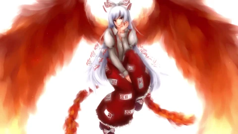 Fujiwara No Mokou Touhou Project HD Live Wallpaper For PC - Free Live Wallpaper