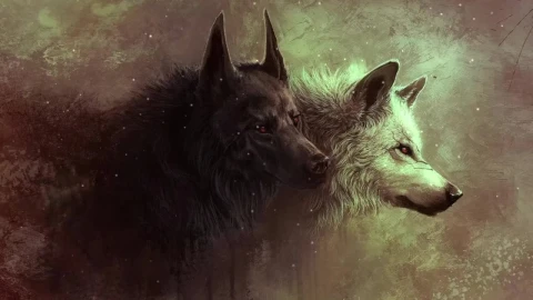 Black And White Wolf HD Live Wallpaper For PC - Free Live Wallpaper
