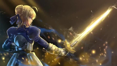 Artoria Pendragon Excalibur Fate Stay Night HD Live Wallpaper For PC - Free Live Wallpaper