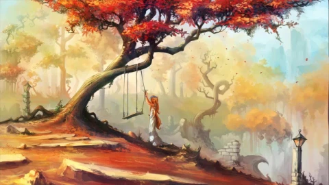 Her Secret Autumn Place HD Live Wallpaper For PC - Free Live Wallpaper