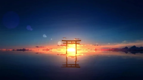 Torii Sunset HD Live Wallpaper For PC - Free Live Wallpaper