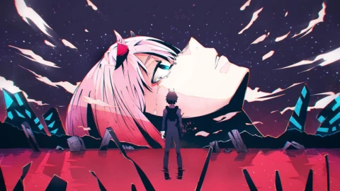 Zero Two And Hiro Darling In The Franxx HD Live Wallpaper For PC - Free Live Wallpaper