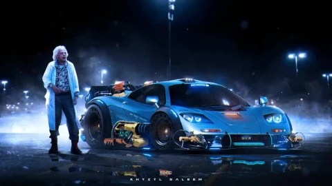 Mclaren F1 Back To The Future HD Live Wallpaper For PC - Free Live Wallpaper