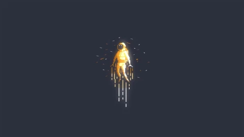 Pixel Astronaut HD Live Wallpaper For PC - Free Live Wallpaper