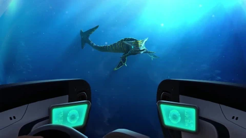 Boneshark Encounter Subnautica HD Live Wallpaper For PC - Free Live Wallpaper