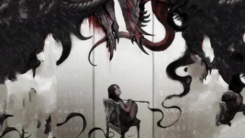 Depressed Girl Creepy Monster HD Live Wallpaper For PC - Free Live Wallpaper