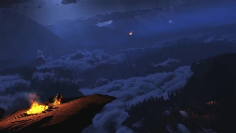 Mountains On A Cloudy Day HD Live Wallpaper For PC - Free Live Wallpaper