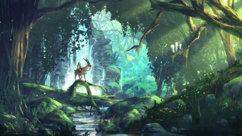 Kodama Forest Spirit Princess Mononoke HD Live Wallpaper For PC - Free Live Wallpaper