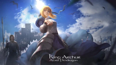 King Arthur Artoria Pendragon Fate Stay Night HD Live Wallpaper For PC - Free Live Wallpaper