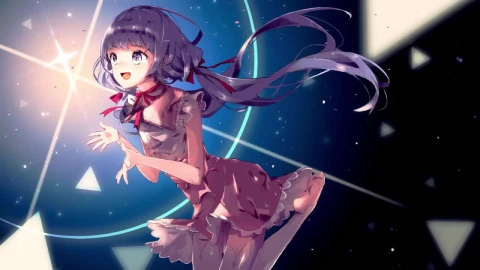 Anime Girl With A Beautiful Star HD Live Wallpaper For PC - Free Live Wallpaper