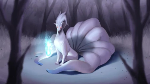 Forest Of The Shiny Ninetails Pokemon HD Live Wallpaper For PC - Free Live Wallpaper
