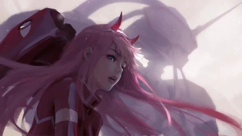 Zero Two And Strelizia Darling In The Franxx HD Live Wallpaper For PC - Free Live Wallpaper