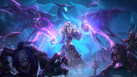 Frost Lich Jaina Hearthstone Knights Of The Frozen Throne HD Live Wallpaper For PC - Free Live Wallpaper