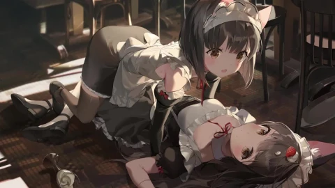 Loli Neko Girl Maid HD Live Wallpaper For PC - Free Live Wallpaper
