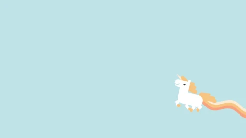 Happy Unicorn Running HD Live Wallpaper For PC - Free Live Wallpaper