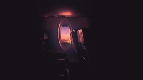 The Beautiful Sky Outside The Plane Window HD Live Wallpaper For PC - Free Live Wallpaper