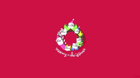 Cute Cats Christmas HD Live Wallpaper For PC - Free Live Wallpaper