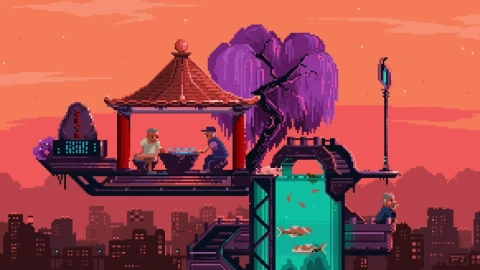 Chill Evening On The Roof HD Live Wallpaper For PC - Free Live Wallpaper