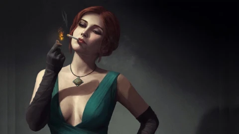 Noir Triss The Witcher HD Live Wallpaper For PC - Free Live Wallpaper